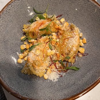 Shift Kitchen & Bar - Corn agnolotti - New American Near Me - Flagstaff, Arizona Shift Kitchen & Bar - Corn agnolotti - New American Near Me - Flagstaff, Arizona