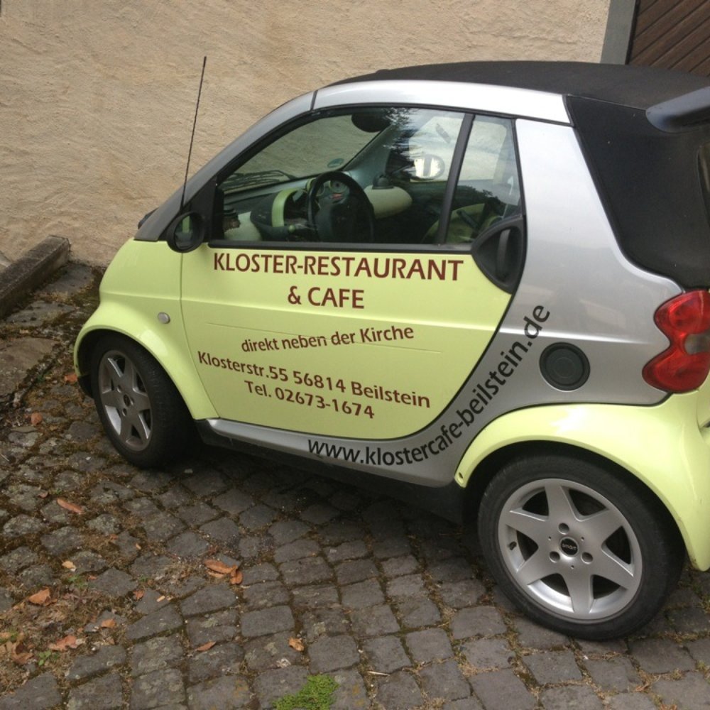 Kloster-Restaurant & Café - Smart car - Cafes Near Me - Beilstein, RP Kloster-Restaurant & Café - Smart car - Cafes Near Me - Beilstein, RP