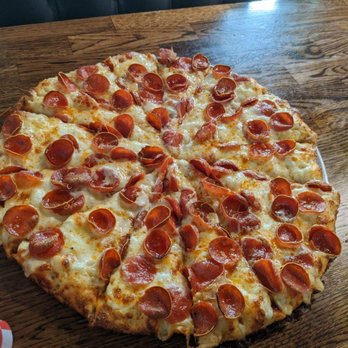 Mountain Mike's Pizza - Large pepperoni pizza. WOW!!! NICE - Pizza Near Me - Upland, California