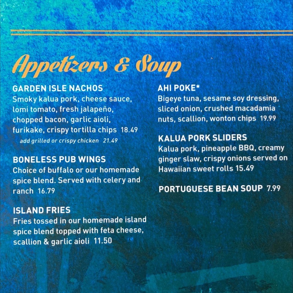 HMS HOST RESTAURANT Updated October 2024 14 Reviews Lihue Airport