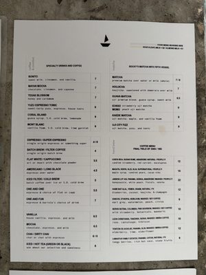 Menu photo 8 Fifth Vessel Coffee Houston, TX Menu photo 8 Fifth Vessel Coffee Houston, TX