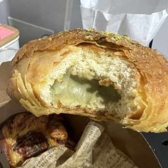 Kneads Bakeshop - Pistachio Baklava Filled Doughnut - Bakeries Near Me - Baltimore, Maryland Kneads Bakeshop - Pistachio Baklava Filled Doughnut - Bakeries Near Me - Baltimore, Maryland