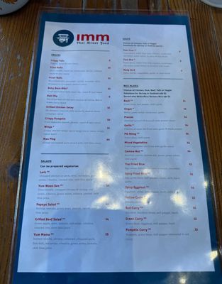 Menu photo 3 Imm Thai Street Food Berkeley, CA