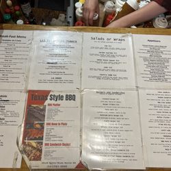 Rattlesnake BBQ - Menu May 2024