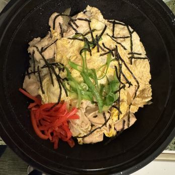 Shinbashi 72 - Oyakodon (perfectly seasoned dark meat chicken with onions and egg over rice) - Japanese Near Me - New York, New York
