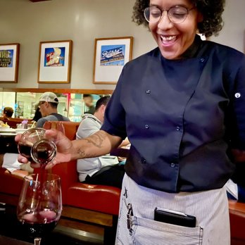 Nick's On 2nd - Hannah serving my wine - New American Near Me - Long Beach, California Nick's On 2nd - Hannah serving my wine - New American Near Me - Long Beach, California