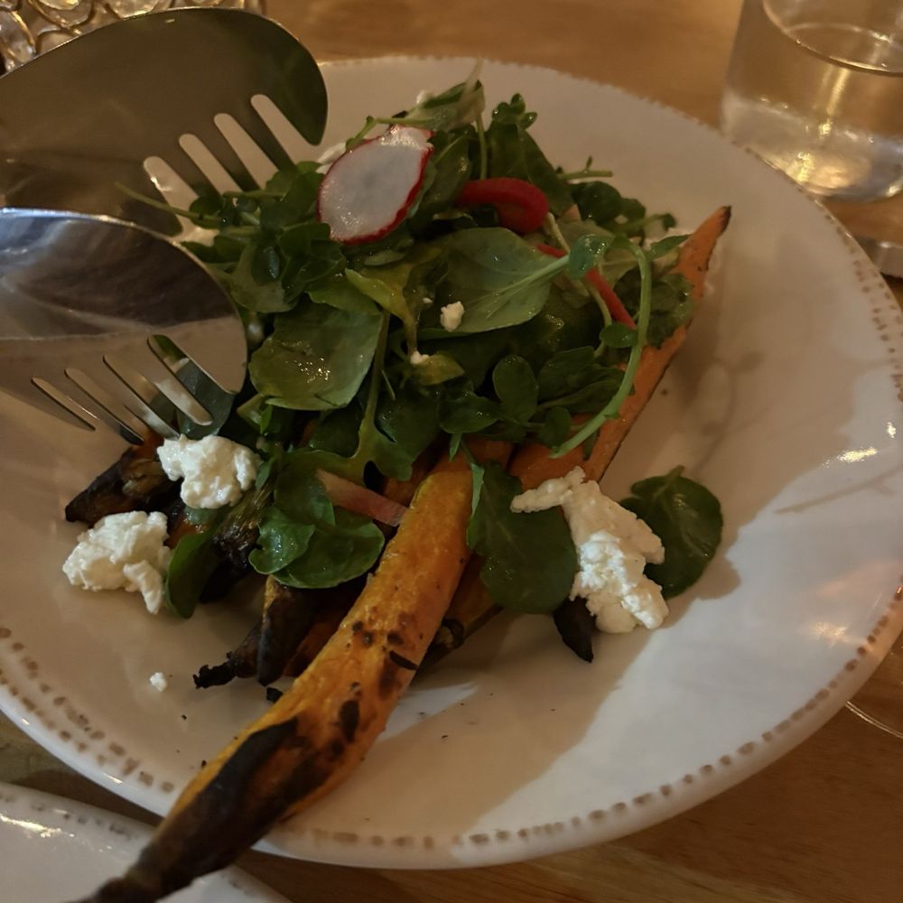 Ever Andalo - Roasted carrots with microgreens - Italian Near Me - Charlotte, North Carolina Ever Andalo - Roasted carrots with microgreens - Italian Near Me - Charlotte, North Carolina
