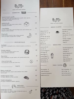 Menu photo 1 A M. Siempre Café Oaxaca, OAX