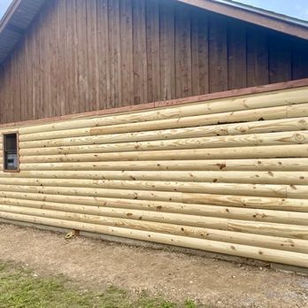 Texas Vjoint - 2x6 Knotty Pine Log Cabin Siding - Flooring Near Me - Wells, Texas Texas Vjoint - 2x6 Knotty Pine Log Cabin Siding - Flooring Near Me - Wells, Texas