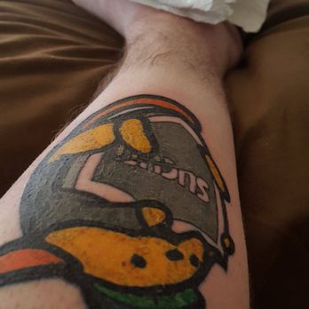 Mortuary Tattoo - 24 hours later - Tattoo Near Me - Mesa, Arizona