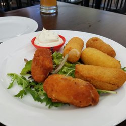 The Schnitzel Kitchen - Croquettes. Weren't a fan of the Manchego cheese one. Other two were really good though.