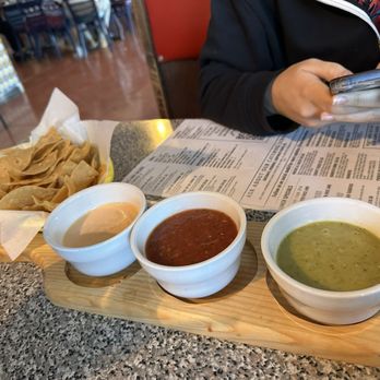 Luna y Sol Cantina - Salsa flight - Mexican Near Me - Austell, Georgia Luna y Sol Cantina - Salsa flight - Mexican Near Me - Austell, Georgia