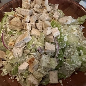 Gus's Franklin Park Restaurant - Gus 's House Salad With Gorgonzola with Grilled Chicken - Seafood Near Me - Harrison, New York Gus's Franklin Park Restaurant - Gus 's House Salad With Gorgonzola with Grilled Chicken - Seafood Near Me - Harrison, New York