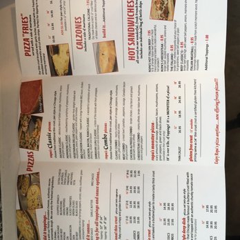 Ropa's Chicago Style Pizza - Italian Near Me - Wausau, Wisconsin