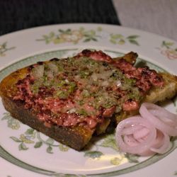 Lamb Liver Toast