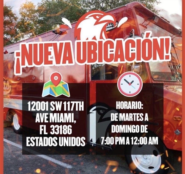 Aguilas Food Truck Logo