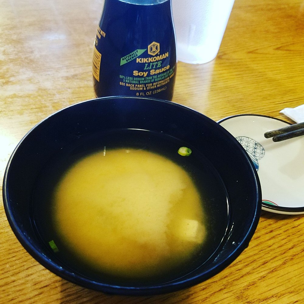 Daimonji Japanese Restaurant - Complimentary miso - Japanese Near Me - Seattle, Washington Daimonji Japanese Restaurant - Complimentary miso - Japanese Near Me - Seattle, Washington