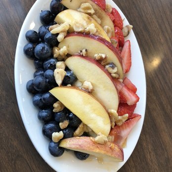 The Peabody Diner - Fruits with honey and nuts - Breakfast & Brunch Near Me - Peabody, Massachusetts The Peabody Diner - Fruits with honey and nuts - Breakfast & Brunch Near Me - Peabody, Massachusetts