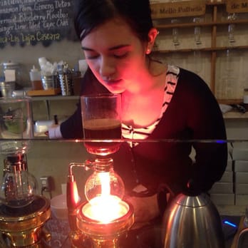 De Mello Coffee - Our barista lady, she was so nice and was super serious about brewing! - Coffee & Tea Near Me - Toronto, Ontario