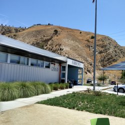 LA Family Housing - This is the entrance of our modern, state of the art, temporary digs, set in the Sylmar foothills.
