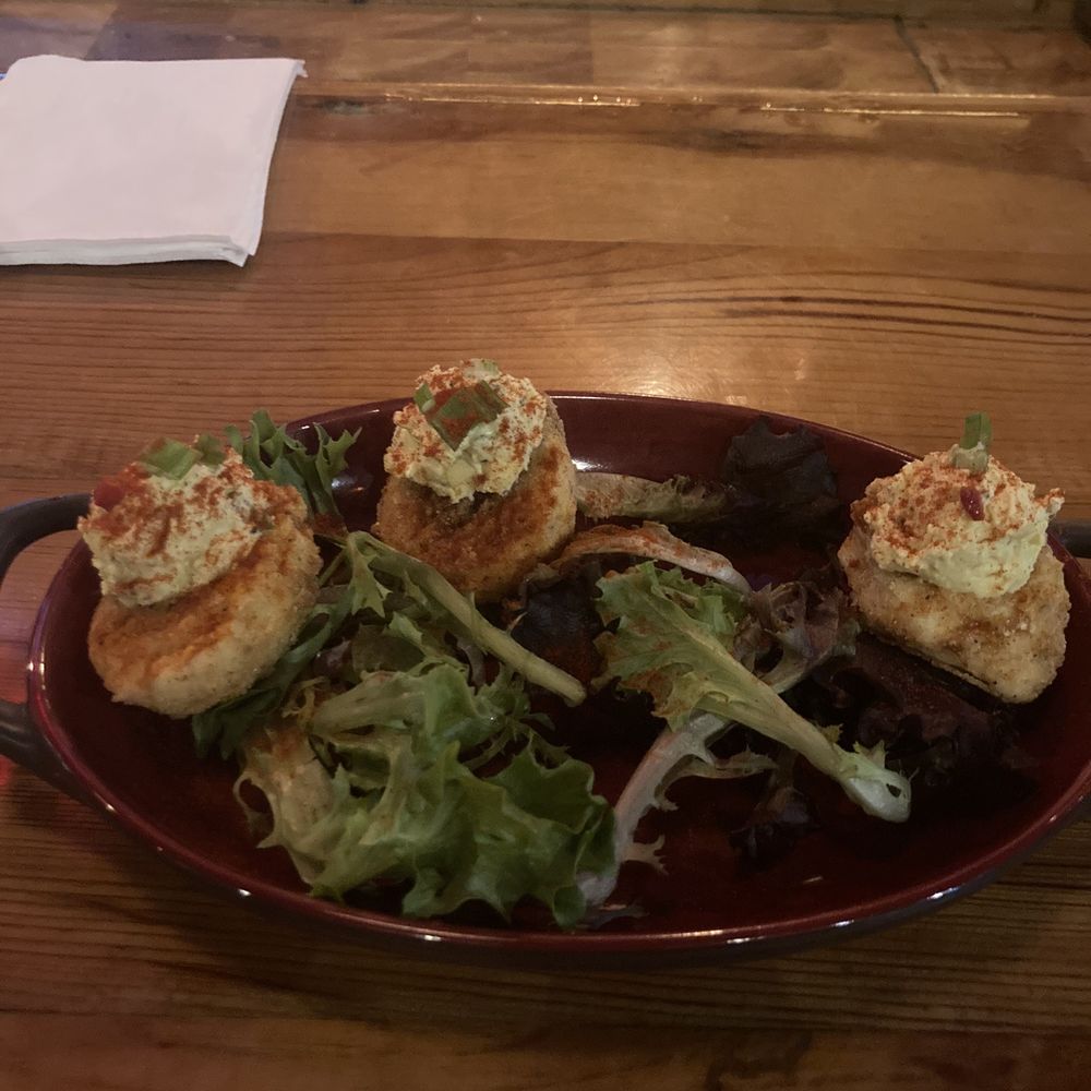 Squid Ink Eclectic Eats & Drinks - Deep fried deviled eggs - Gastropubs Near Me - Mobile, Alabama