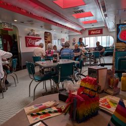66 Diner - Dining room. 66 Diner in Albuquerque