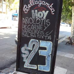 Bellagamba - Menú del día, en Bellagamba