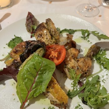 Da Bouttau - Auberge Provençale - Grilled Chicken, it came w/ side salad and roasted potatoes - Provencal Near Me - Cannes, 06