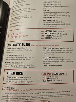 Menu photo 7 Benihana - Encino Encino, CA Menu photo 7 Benihana - Encino Encino, CA