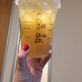 Starbucks - THIS IS NOT LIGHT ICE THIS IS HALF ICE...this happens every single time - Coffee & Tea Near Me - Orange, California Starbucks - THIS IS NOT LIGHT ICE THIS IS HALF ICE...this happens every single time - Coffee & Tea Near Me - Orange, California