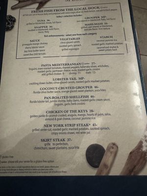 Menu photo 2 Gus' Grille - Reefhouse Resort & Marina Key Largo, FL