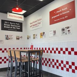 Five Guys - High top table
