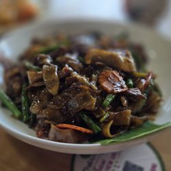 Thai American Bistro - Pad Kee Mao. Drizzle some chili oil on it, thank me later.