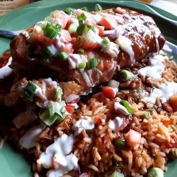 Magpie & Stump Restaurant - Chimichanga.... delicious! - Mexican Near Me - Banff, Alberta