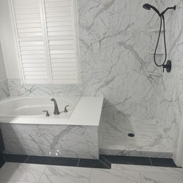 Bathroom redone.
