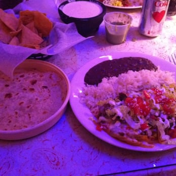 Fonda Rosalinda's - a plate of mexican food and a bowl of rice - Mexican Near Me - Greenville, South Carolina