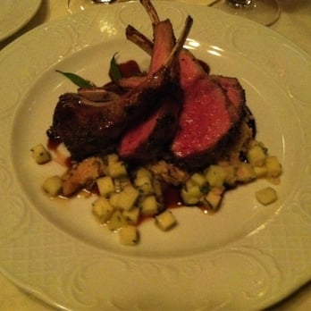 Ski Tip Lodge - The rack of lamb on a bed of cuscus with mushrooms and diced apples... Delicious! - Hotels Near Me - Dillon, Colorado
