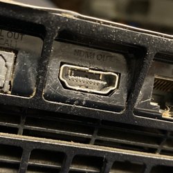 You Name It We Fix It We Sell It Cell Phone Solutions - PS4 HDMI replacement. It seen better days!