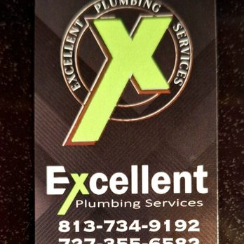 Excellent Plumbing Services - Business Card - Plumbing Near Me - Tampa, Florida Excellent Plumbing Services - Business Card - Plumbing Near Me - Tampa, Florida