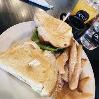 Dova Cafe - Club sandwich with dinner fries - Coffee & Tea Near Me - Ontario, California Dova Cafe - Club sandwich with dinner fries - Coffee & Tea Near Me - Ontario, California