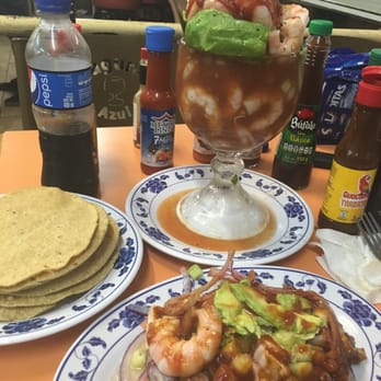 La Laguna Azul - Lots of food! Delicious - Seafood Near Me - Mexicali, BCN
