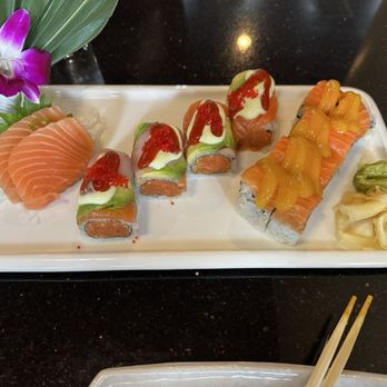Sushi Moment - Salmon, Magic & Golden Roll - Sushi Bars Near Me - Wheat Ridge, Colorado Sushi Moment - Salmon, Magic & Golden Roll - Sushi Bars Near Me - Wheat Ridge, Colorado