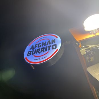 Afghan Burrito - Outside signage - Mexican Near Me - Berkeley, California