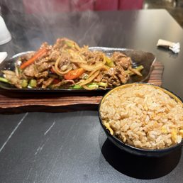 Sizzling Mongolian Beef Sizzling Mongolian Beef