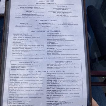 Perch - Brunch menu - Lounges Near Me - Los Angeles, California