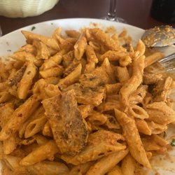 Giovanni's Pizza & Restaurant - Penne Vodka with Chicken - it was too good y'all I took the pic midway lol