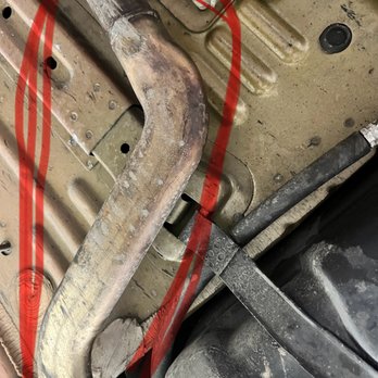 Unlimited Motors - Damage found from vehicle being bottomed out - Car Dealers Near Me - Westfield, Indiana