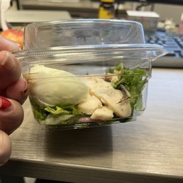 Green Goddess Chicken Cobb Salad doesn't even fill the small container