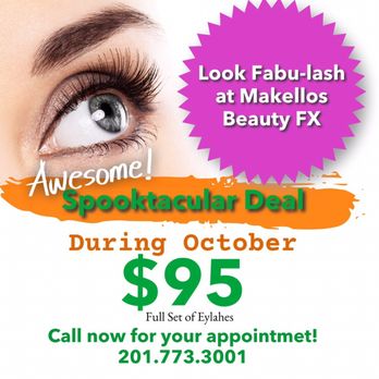 Makellos Beauty FX - Super Deal for October on all Eyelashes Services... - Makeup Artists Near Me - Fairlawn, New Jersey
