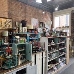 Amazing Grace Antiques - Rear portion of the store with many unique items.